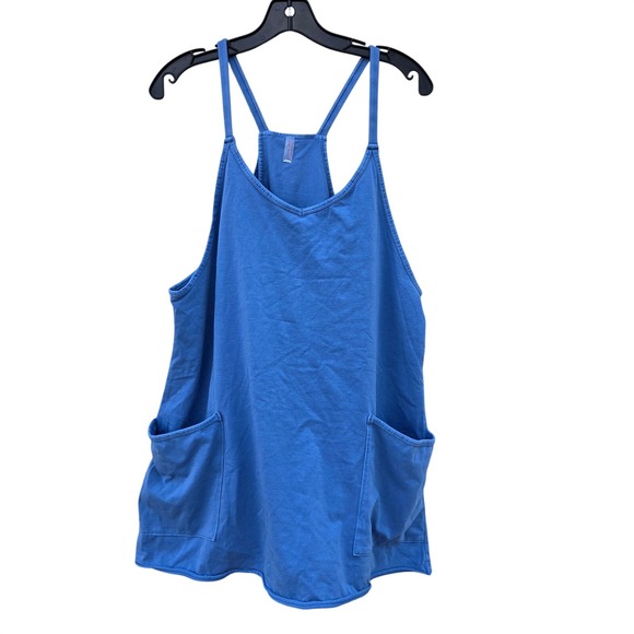 FP Movement by Free People Dresses & Skirts - NWT FP Movement Hot Shot Mini Romper Blue Dress Short Sporty Athletic Boho Small